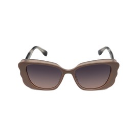 Zealous Butterfly Sunglasses for Women – Stylish Jet Black/Nude Frame (Nude Color Frame with Brown Gradient Lens)