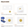 sourcing map Coin Flips 2" x 2", 100 Pack Cardboard