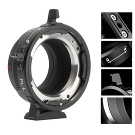 VILTROX PL-L Lens Mount Adapter with Security Lock Compatible with PL Mount Lens to L Mount Camera Panasonic S1 S1R S1H S5/Leica SL SL2 CL TL/Sigma fp L