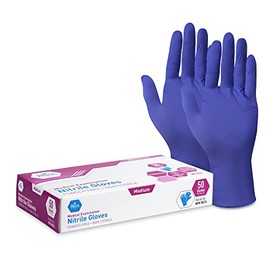 MED PRIDE Nitrile Medical Exam Gloves Small [Box of 50]- Disposable Powder & Latex-Free Surgical Gloves For Doctors Nurses Hospital & Home Use