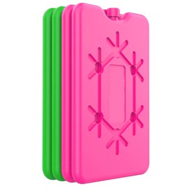 sunVigorous Ice Packs for Cool Bag - 4 Pieces of 200 ml - Reusable Ultra Thin Cooling Element - Long-Lasting Cooling for Freshness and Coolness of Food in Lunch Boxes and Breast Milk Bags