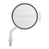 Universal Rear View Mirror 3.4in Wide Vision Handlebar Rear View