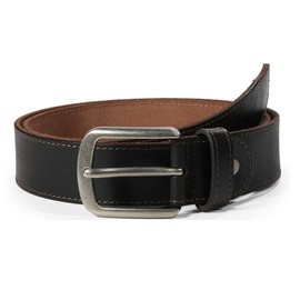 BELTER Men's Leather Belt Genuine Buffalo Leather 3.8 cm Wide, brown