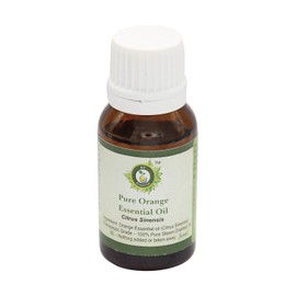 R V Essential Pure Orange Essential Oil 50 ml (1.69 ounces) - Citrus Sinensis (100% Pure and Natural Steam Distillated) Pure Orange Essential Oil