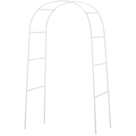 NStar Real Sized Metal Decoration Arch, White