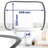 MONTERAL Oven Seal 440 x 325 mm 00626168 for Bosch