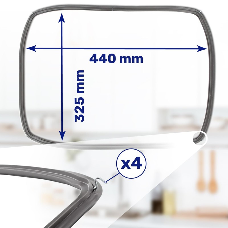 MONTERAL Oven Seal 440 x 325 mm 00626168 for Bosch