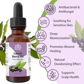 Relaxcation Pure Elderberry Seed Oil - Cold Pressed, Unrefined, Organic Oil for Face, Skin, Hair, Nails & Body | Carrier Extract for Beauty, Glow, Massage & Cuticles | Travel Size (1 oz)