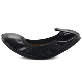 Ollio Women's Shoes Comforts Ballets Flats BN17(7.5 B(M) US, Black)