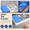 Sanwuta 8 Pcs Zippered Silver Storage Bags Anti Tarnish Silver