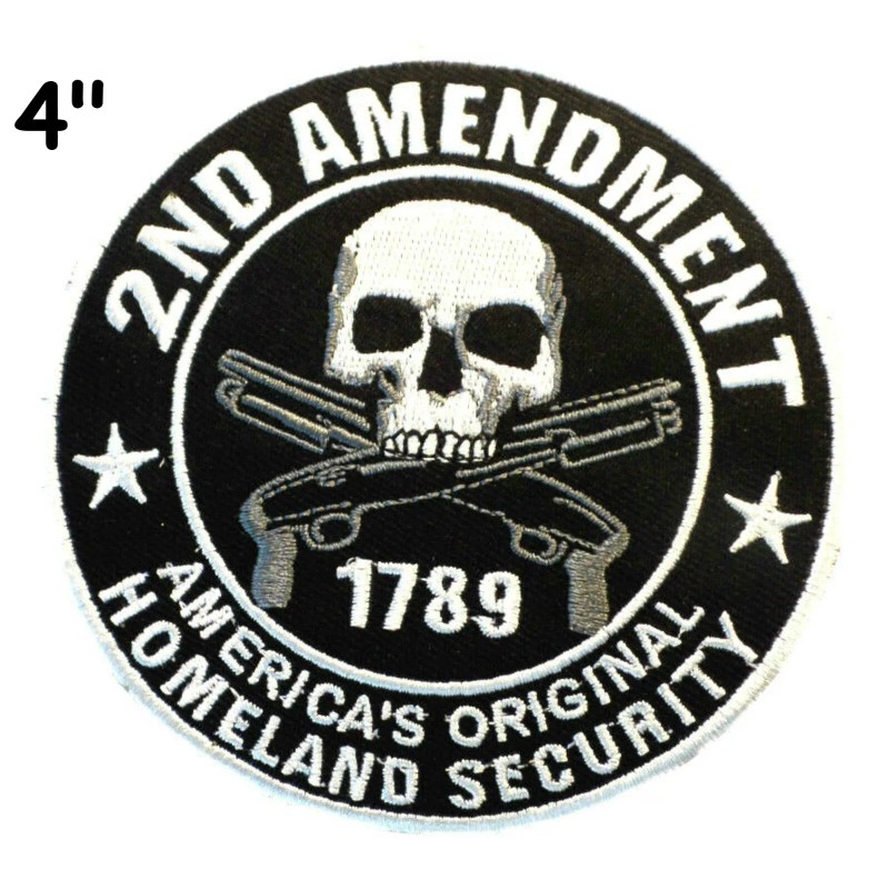 Athena Brands 2nd AMENDMENT PATCH US CONSTITUTION GUN RIGHTS embroidered