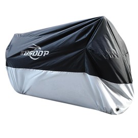 BUGUUYO 1pc Motorcycle Cover Outdoor Storage Easy to Clean and Fold Sun Rainproof for Motorcycle Heavy Duty Design