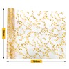 Herboom Organza table runner stars, 28 cm x 7 m,