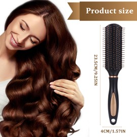 Vent Hair Brush For Blow Drying And Styling Hair, Suitable For All Hair Lengths And Types, Detangles, Adds Volume And Lifts Hair, Use On Wet Or Dry Hair, Ball Tipped Bristles Vented Hairbrush…