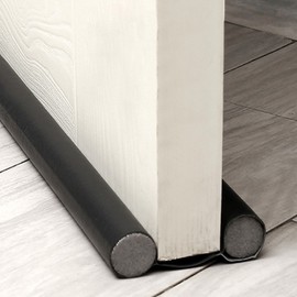 Door Bottom Seal Strip for Noise & Draft Blocking (Soundproof Door Gap Blocker) Seal Strip Gray 5ea