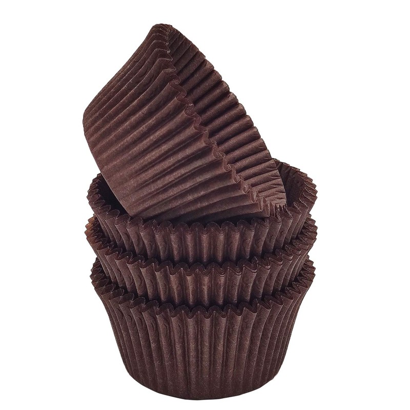 Mombake Premium Coffee Baking Cups Greaseproof Cupcake Muffin Paper Standard
