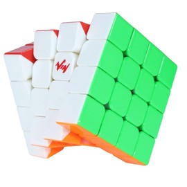 Cuberspeed Vin Cube 4x4 UV Coated 4x4x4 Magnetic Stickerless Speed Cube, VinCube 4x4 Stickerless UV Coated Professional Stickerless UV Cube Puzzle (UV-Coated Edition)