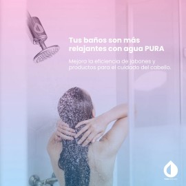 Purificador Filtro De Agua De Regadera Cuida Piel Y Cabello