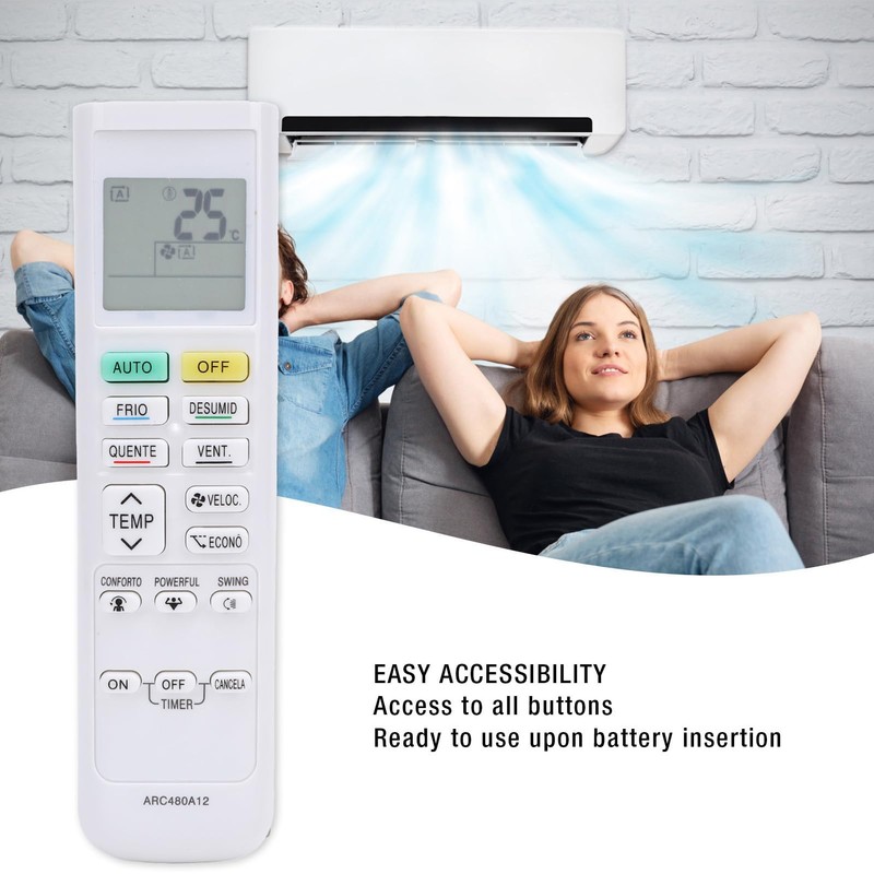 ARC480A12 Air Conditioner Remote Control Replacement for Daikin ARC480A11 ARC480A12