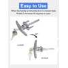 Garage Door Lock T-Handle Locks Latch Replacement Parts with 4