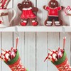 KEYIDO Christmas Stocking Holders for Fireplace Stocking Hangers Weighted Christmas