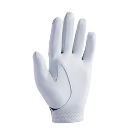 FootJoy Cyflex Men's Golf Gloves, White/Navy, 8.7 inches (22 cm), multicolor (white / navy)