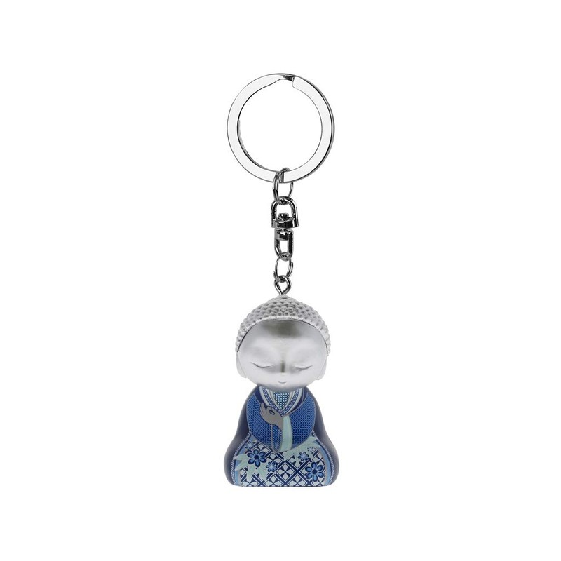 Little Buddha Balance the Mind Keyring, multicoloured