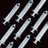 10PCS Syringes 20ml 60ml 100ml to Slip Tip Luer Lock