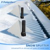 Snow Splitter for Metal Roof(2 piece Set), Snow Diverter for