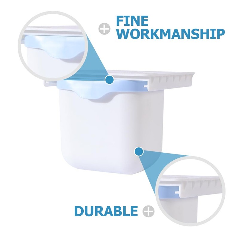 Cabilock Trash Can Under the Desk Drawer Bin Under the