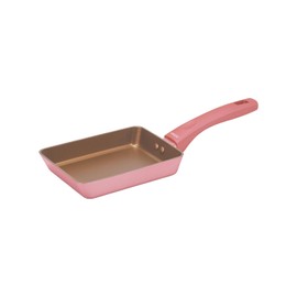 VISIONS CP-8799 Tamagoyaki Egg Pan, 5.1 x 7.1 inches (13 x 18 cm), Induction Compatible, GOLDCoating Pink