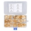 540Pcs Gold Brass Ring Terminal M3 M4 M5 M6 M8