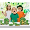 72 Pcs St.Patrick Day Party Tableware Set Include Green Shamrock