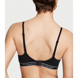 Victoria's Secret Lightly Lined Wireless T Shirt Bra, Moderate Coverage, Adjustable Straps, Smoothing, Bras for Women, Black (32DDD)
