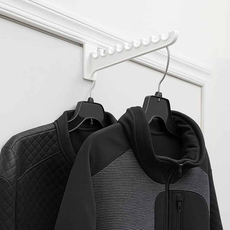2 Pack Over The Door Valet Hook Space Saver Holds