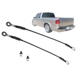 APA Replacement Tailgate Cable 17-1/4" with Hardware Pair of 2 for 1994-2004 S10 Sonoma 15683449 15683450