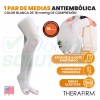 Therafirm Media Therafirm Antiembolica 18 Mmhg T Mediana Color Blanca
