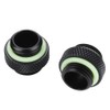 Richer-R 2pcs Water Cooling Fittings Water Cooling Fittings Compression Fittings