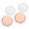 WOONEKY 2pcs Soft Body Powder Puff Packaging Box Empty Cushion