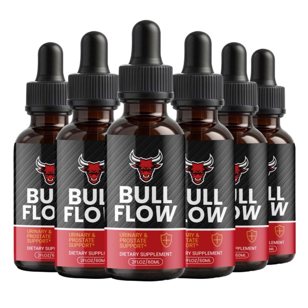 Unbranded (6 Pack) Bull Flow Prostate Drops, Advanced BullFlow Drops