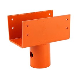 Ellis Manufacturing Company U-Head Top - Double Joist Holder for Light Duty Steel Shores - Secures to Horizontal Lumber Beams & Joists