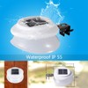 MOLEBIT Solar Gutter Lights Outdoor, 9 LED, Super Bright, Waterproof,