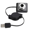 Webcam Clipon USB2.0 Camera with Retractable Cable 640 x 480