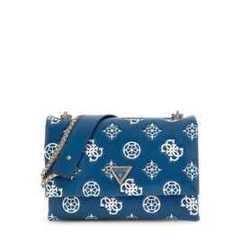 GUESS Deesa Logo Convertible Xbody Flap Petrol Logo, petrol