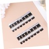 WOONEKY 48pcs Gradual Shade Nail Stickers Full Cover False Nails