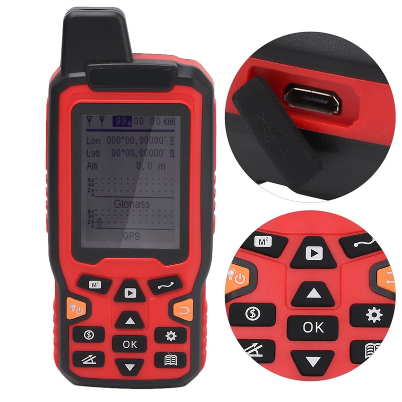 ZL‑180 Handheld GPS Navigation Track Land Area Meter 2.4in Display