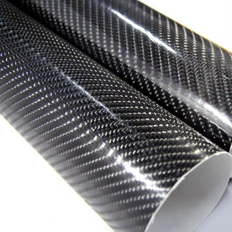 AUTOGOODY 36" x 60" Premium 4D Gloss Black Carbon Fiber