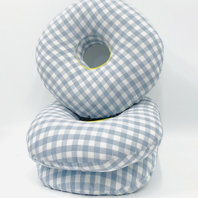 LALAFINA Piercing Ear Pillow with an Hole, Washable and Adjustable