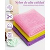 Esponja de baño exfoliante African Net Sponge – Set 4
