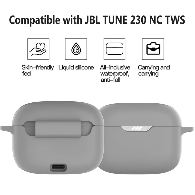 For JBL Tune 230 NC TWS Case, Front LED Visible